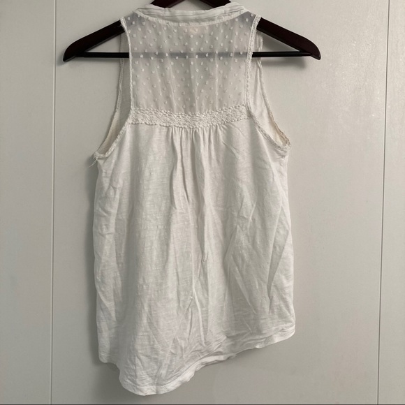 EUC! - Anthro | Meadow Rue Jenson Crochet Lace Top - Picture 4 of 9